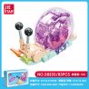 JIESTAR 58235 VƯƠNG QUỐC CÔN TRÙNG SÊN bộ đồ chơi xếp lắp ráp ghép mô hình 83 khối