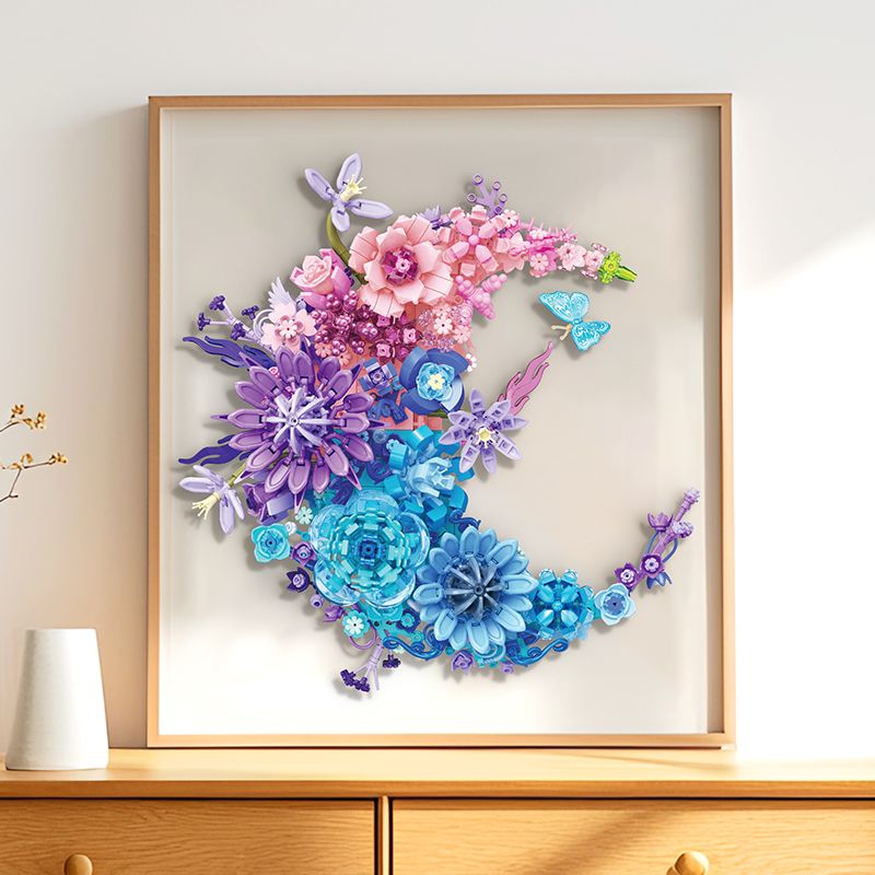 JIESTAR JJ9163 9163 HOA TRĂNG bộ đồ chơi xếp lắp ráp ghép mô hình Arts & Crafts 977 khối