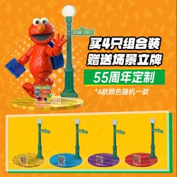 BLOKEES 74811 PHỐ SESAME PHIÊN BẢN MA THUẬT CỦA AIMO QUÁI VẬT NGỌT NGÀO BIG BIRDS ABYS bộ đồ chơi xếp lắp ráp ghép mô hình Movie & Game SESAME STREET Phim Và Trò Chơi 30 khối