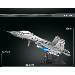 TYGOLL T4026 4026 MÁY BAY CHIẾN ĐẤU J-15 bộ đồ chơi xếp lắp ráp ghép mô hình Technic J15 FIGHTER AIRCRAFT Kỹ Thuật Công Nghệ Cao Mô Hình Phương Tiện 2062 khối