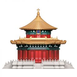 MILLENNIUM MONOLITH QNSYT23AIQI 23AIQI IMPERIAL GARDEN QIANQIU PAVILION WANCHUN bộ đồ chơi xếp lắp ráp ghép mô hình Arts & Crafts 570 khối