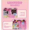 ZHEGAO 613024 PANDA HONEY SNOW CITY bộ đồ chơi xếp lắp ráp ghép mô hình 540 khối