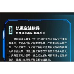 SLUBAN M38-B1323 B1323 1323 M38B1323 38-B1323 JAEGER QUỸ ĐẠO BOLTER bộ đồ chơi xếp lắp ráp ghép mô hình 260 khối