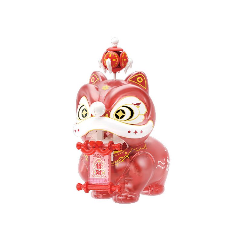 WEKKI 516162 516163 THỨC DẬY CON SƯ TỬ NGHĨ VỀ LION CHENG TO RUN bộ đồ chơi xếp lắp ráp ghép mô hình Creator Sáng Tạo