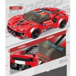 TOP TOY TC1720 1720 488 XE THỂ THAO tỷ lệ 1:20 bộ đồ chơi xếp lắp ráp ghép mô hình Racers Đua Tốc Độ