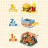 JIESTAR JJ9082 9082 CỬA HÀNG BÁNH MÌ KẸP THỊT bộ đồ chơi xếp lắp ráp ghép mô hình Creator Sáng Tạo 1727 khối