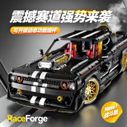 GULY 10637 DODGE CHALLENGER SUPER RUN 1 8 tỷ lệ 1:8 bộ đồ chơi xếp lắp ráp ghép mô hình Technic Kỹ Thuật Công Nghệ Cao Mô Hình Phương Tiện 3751 khối
