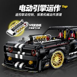 GULY 10637 DODGE CHALLENGER SUPER RUN 1 8 tỷ lệ 1:8 bộ đồ chơi xếp lắp ráp ghép mô hình Technic Kỹ Thuật Công Nghệ Cao Mô Hình Phương Tiện 3751 khối