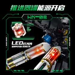 GULY 80506 CƠ KHÍ ĐỘNG CAO HN-03 bộ đồ chơi xếp lắp ráp ghép mô hình Movie & Game Phim Và Trò Chơi 3908 khối