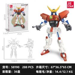 JIESTAR 58190 BIÊN NIÊN SỬ NGÔI SAO MECHA GF13-006NA bộ đồ chơi xếp lắp ráp ghép mô hình 288 khối