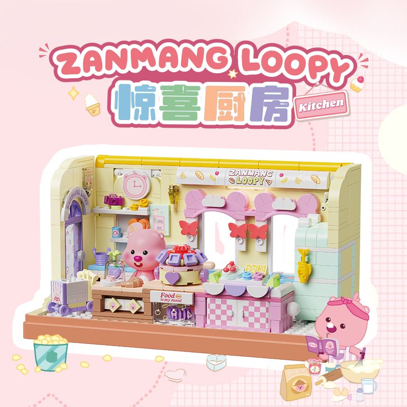TOP TOY TC3107 Xếp hình lắp ráp ghép mô hình ZANMANG LOOPY Cuộc sống đáng yêu: Căn bếp bất ngờ TOP TOY TC3107 Xếp hình lắp ráp ghép mô hình ZANMANG LOOPY Cuộc sống đáng yêu: Căn bếp bất ngờ