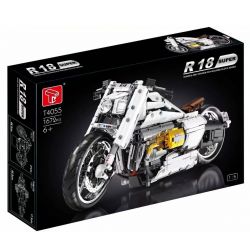 TYGOLL T4055 4055 XE MÁY R18 tỷ lệ 1:5 bộ đồ chơi xếp lắp ráp ghép mô hình Technic Kỹ Thuật Công Nghệ Cao Mô Hình Phương Tiện 1672 khối