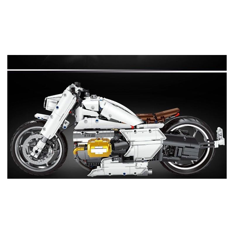 TYGOLL T4055 4055 XE MÁY R18 tỷ lệ 1:5 bộ đồ chơi xếp lắp ráp ghép mô hình Technic Kỹ Thuật Công Nghệ Cao Mô Hình Phương Tiện 1672 khối