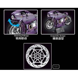 TYGOLL T4056 4056 XE MÁY CHÍN-T tỷ lệ 1:5 bộ đồ chơi xếp lắp ráp ghép mô hình Technic Kỹ Thuật Công Nghệ Cao Mô Hình Phương Tiện 1446 khối