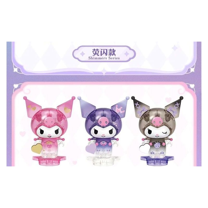 TOP TOY TC3301 3301 KUROMI LOVE STARRY NIGHT MINIFIGURE TÚI MÙ bộ đồ chơi xếp lắp ráp ghép mô hình Collectable Minifigures KUROMI STAR AND MOON Búp Bê Sưu Tầm