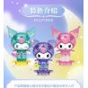 TOP TOY TC3301 3301 KUROMI LOVE STARRY NIGHT MINIFIGURE TÚI MÙ bộ đồ chơi xếp lắp ráp ghép mô hình Collectable Minifigures KUROMI STAR AND MOON Búp Bê Sưu Tầm