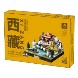 WANGE LIGAO DR.LUCK 3104 PHONG CẢNH VI MÔ ĐÔ THỊ TÂY TẠNG bộ đồ chơi xếp lắp ráp ghép mô hình Architecture CITY MICROCOSM Công Trình Kiến Trúc 250 khối