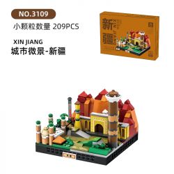 WANGE LIGAO DR.LUCK 3109 PHONG CẢNH VI MÔ ĐÔ THỊ TÂN CƯƠNG bộ đồ chơi xếp lắp ráp ghép mô hình Architecture CITY MICROCOSM Công Trình Kiến Trúc 209 khối