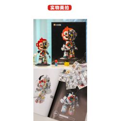 SPARK THINKING 77003 KHỈ SUY NGHĨ SPARK bộ đồ chơi xếp lắp ráp ghép mô hình