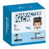 PANTASY 11035 XIAMEN AIRLINES PILOT bộ đồ chơi xếp lắp ráp ghép mô hình Brickheadz Nhân Vật Đầu To 300 khối