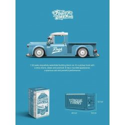PINBO PB8840 8840 TOROUE TITANS STEEL PICKUP tỷ lệ 1:32 bộ đồ chơi xếp lắp ráp ghép mô hình Racers PICKUP TRUCKS Đua Tốc Độ