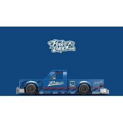 PINBO PB8841 8841 XE ĐÓN TOROUE TITANS STREET FURY tỷ lệ 1:32 bộ đồ chơi xếp lắp ráp ghép mô hình Racers PICKUP TRUCKS Đua Tốc Độ