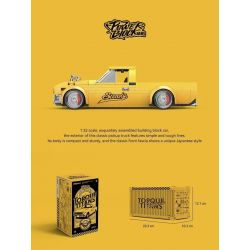 PINBO PB8842 8842 TOROUE TITANS FREEDOM CRUISER PICKUP tỷ lệ 1:32 bộ đồ chơi xếp lắp ráp ghép mô hình Racers PICKUP TRUCKS Đua Tốc Độ