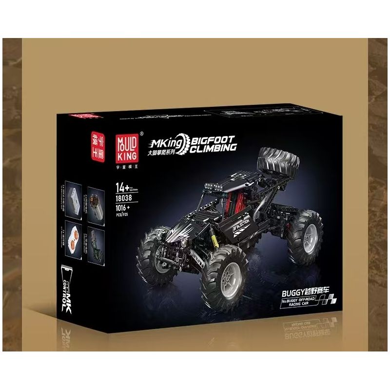 MouldKing 18038 Mould King 18038 BUGGY FOOT OFF -ROAD RACING bộ đồ chơi xếp lắp ráp ghép mô hình Technic Kỹ Thuật Công Nghệ Cao Mô Hình Phương Tiện 1016 khối
