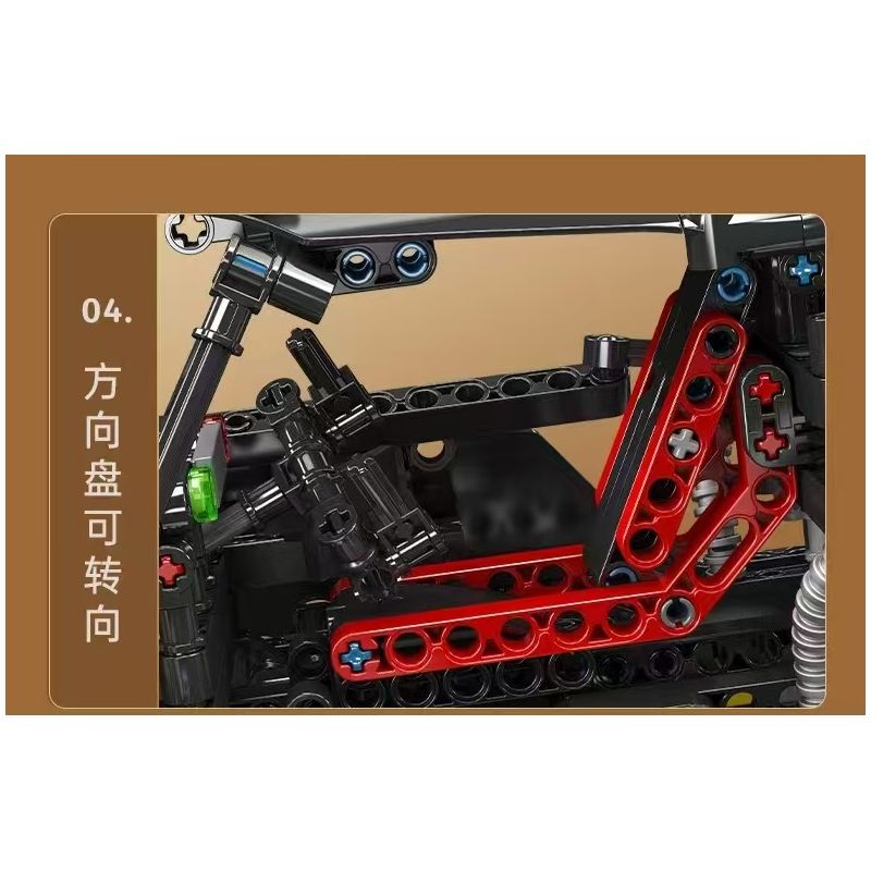 MouldKing 18038 Mould King 18038 BUGGY FOOT OFF -ROAD RACING bộ đồ chơi xếp lắp ráp ghép mô hình Technic Kỹ Thuật Công Nghệ Cao Mô Hình Phương Tiện 1016 khối