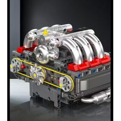 MouldKing 10193 Mould King 10193 ĐỘNG CƠ ĐỐI ĐỈNH NẰM NGANG bộ đồ chơi xếp lắp ráp ghép mô hình Technic Kỹ Thuật Công Nghệ Cao Mô Hình Phương Tiện 609 khối