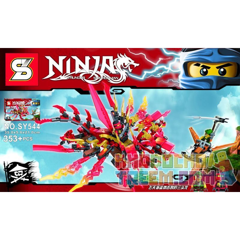 Sheng Yuan Sy Sy544 Xếp Hình Kiểu The Lego Ninjago Movie Hydreigon 