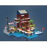 MouldKing 10110 Mould King 10110 BẾN TÀU ĐÁNH CÁ bộ đồ chơi xếp lắp ráp ghép mô hình Creator FISHING BOAT DOCK Sáng Tạo 800 khối