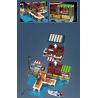 MouldKing 10110 Mould King 10110 BẾN TÀU ĐÁNH CÁ bộ đồ chơi xếp lắp ráp ghép mô hình Creator FISHING BOAT DOCK Sáng Tạo 800 khối