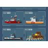 MouldKing 10110 Mould King 10110 BẾN TÀU ĐÁNH CÁ bộ đồ chơi xếp lắp ráp ghép mô hình Creator FISHING BOAT DOCK Sáng Tạo 800 khối