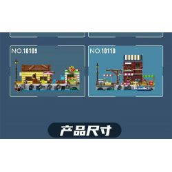 MouldKing 10110 Mould King 10110 BẾN TÀU ĐÁNH CÁ bộ đồ chơi xếp lắp ráp ghép mô hình Creator FISHING BOAT DOCK Sáng Tạo 800 khối