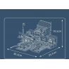 MouldKing 10110 Mould King 10110 BẾN TÀU ĐÁNH CÁ bộ đồ chơi xếp lắp ráp ghép mô hình Creator FISHING BOAT DOCK Sáng Tạo 800 khối