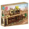 MouldKing 24072 Mould King 24072 MIỀN TÂY HOANG DÃ QUÁN BAR bộ đồ chơi xếp lắp ráp ghép mô hình Western WILD WEST SALOOM Trung Cổ 800 khối