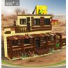MouldKing 24072 Mould King 24072 MIỀN TÂY HOANG DÃ QUÁN BAR bộ đồ chơi xếp lắp ráp ghép mô hình Western WILD WEST SALOOM Trung Cổ 800 khối