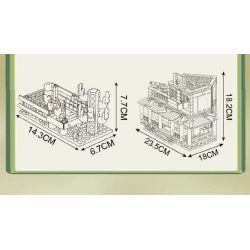 MouldKing 24072 Mould King 24072 MIỀN TÂY HOANG DÃ QUÁN BAR bộ đồ chơi xếp lắp ráp ghép mô hình Western WILD WEST SALOOM Trung Cổ 800 khối