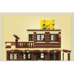 MouldKing 24072 Mould King 24072 MIỀN TÂY HOANG DÃ QUÁN BAR bộ đồ chơi xếp lắp ráp ghép mô hình Western WILD WEST SALOOM Trung Cổ 800 khối