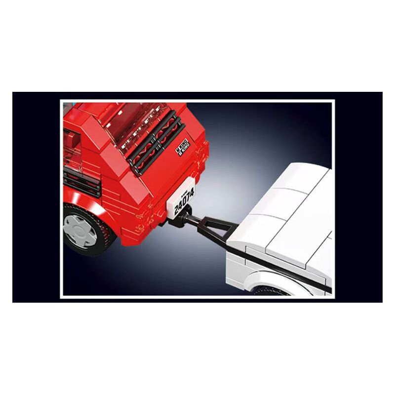 MouldKing 24074 Mould King 24074 CUỘC PHIÊU LƯU NGOÀI TRỜI FIAT 126P bộ đồ chơi xếp lắp ráp ghép mô hình City FIAT 126P OUTDOOR ADVENTURE Thành Phố 393 khối