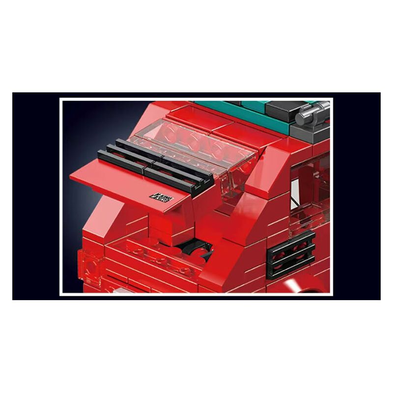 MouldKing 24074 Mould King 24074 CUỘC PHIÊU LƯU NGOÀI TRỜI FIAT 126P bộ đồ chơi xếp lắp ráp ghép mô hình City FIAT 126P OUTDOOR ADVENTURE Thành Phố 393 khối