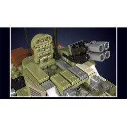 MouldKing 24073 Mould King 24073 TRẠI NGHỈ XE TĂNG T-72B3 bộ đồ chơi xếp lắp ráp ghép mô hình Military Army T-72B3 TANK REST CAMP Quân Sự Bộ Đội 513 khối