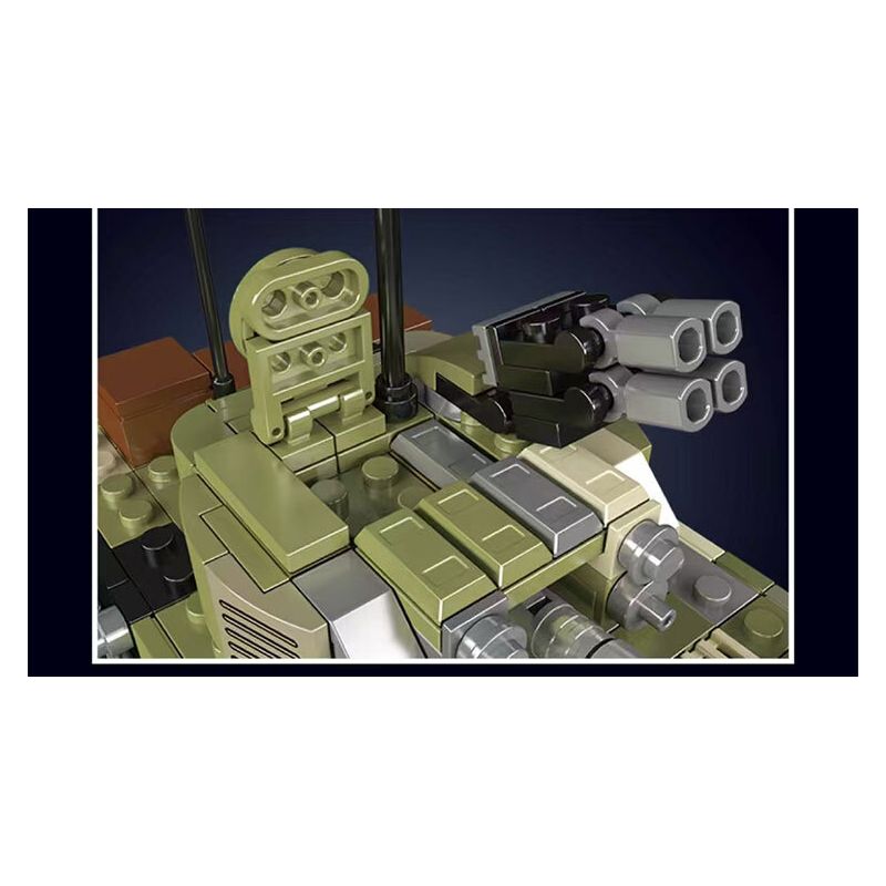 MouldKing 24073 Mould King 24073 TRẠI NGHỈ XE TĂNG T-72B3 bộ đồ chơi xếp lắp ráp ghép mô hình Military Army T-72B3 TANK REST CAMP Quân Sự Bộ Đội 513 khối