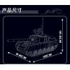 MouldKing 24073 Mould King 24073 TRẠI NGHỈ XE TĂNG T-72B3 bộ đồ chơi xếp lắp ráp ghép mô hình Military Army T-72B3 TANK REST CAMP Quân Sự Bộ Đội 513 khối