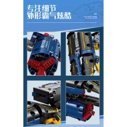 GBL KY1129 1129 MECHA PHẢN BỘI BÓNG TỐI bộ đồ chơi xếp lắp ráp ghép mô hình Technic Kỹ Thuật Công Nghệ Cao Mô Hình Phương Tiện 489 khối