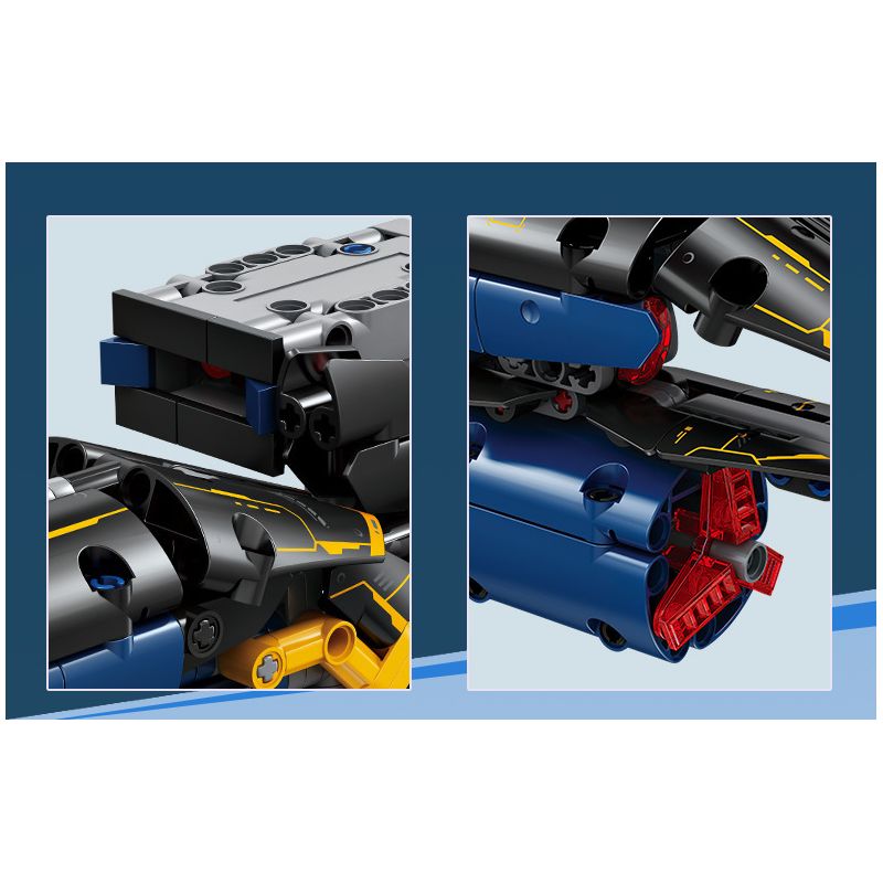 GBL KY1129 1129 MECHA PHẢN BỘI BÓNG TỐI bộ đồ chơi xếp lắp ráp ghép mô hình Technic Kỹ Thuật Công Nghệ Cao Mô Hình Phương Tiện 489 khối