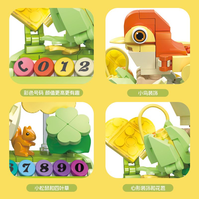 JIESTAR 58279 TẤM SỐ BÃI ĐẬU XE bộ đồ chơi xếp lắp ráp ghép mô hình Arts & Crafts 199 khối