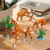 JIESTAR JJ9113 9113 ĐỘNG VẬT HOANG DÃ HỔ NGỰA HƯƠU bộ đồ chơi xếp lắp ráp ghép mô hình 747 khối