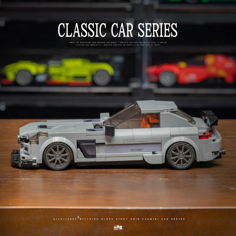 JIESTAR JD068 XE THỂ THAO MÀU XÁM bộ đồ chơi xếp lắp ráp ghép mô hình Speed Champions Racing Cars Đua Xe Công Thức 396 khối